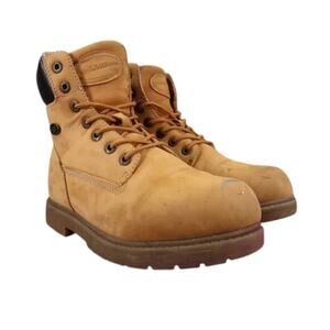 Lugz Shoes Mens 7.5 Boots Combat Boulder Hi Work Utility Lace Up Outdoor Brown